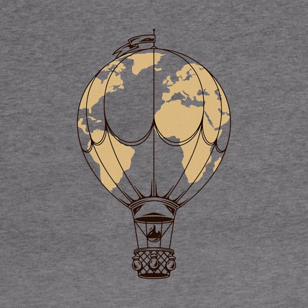 Air Balloon World Adventures by Alundrart